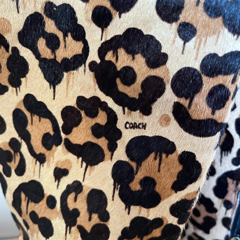 Coach Leopard Print Heeled Boots - Picture 3 of 5